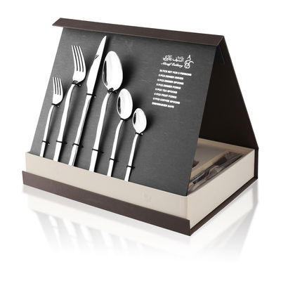 طقم ملاعق استيل السيف غاليري، 36 قطعة - فضي product image 2