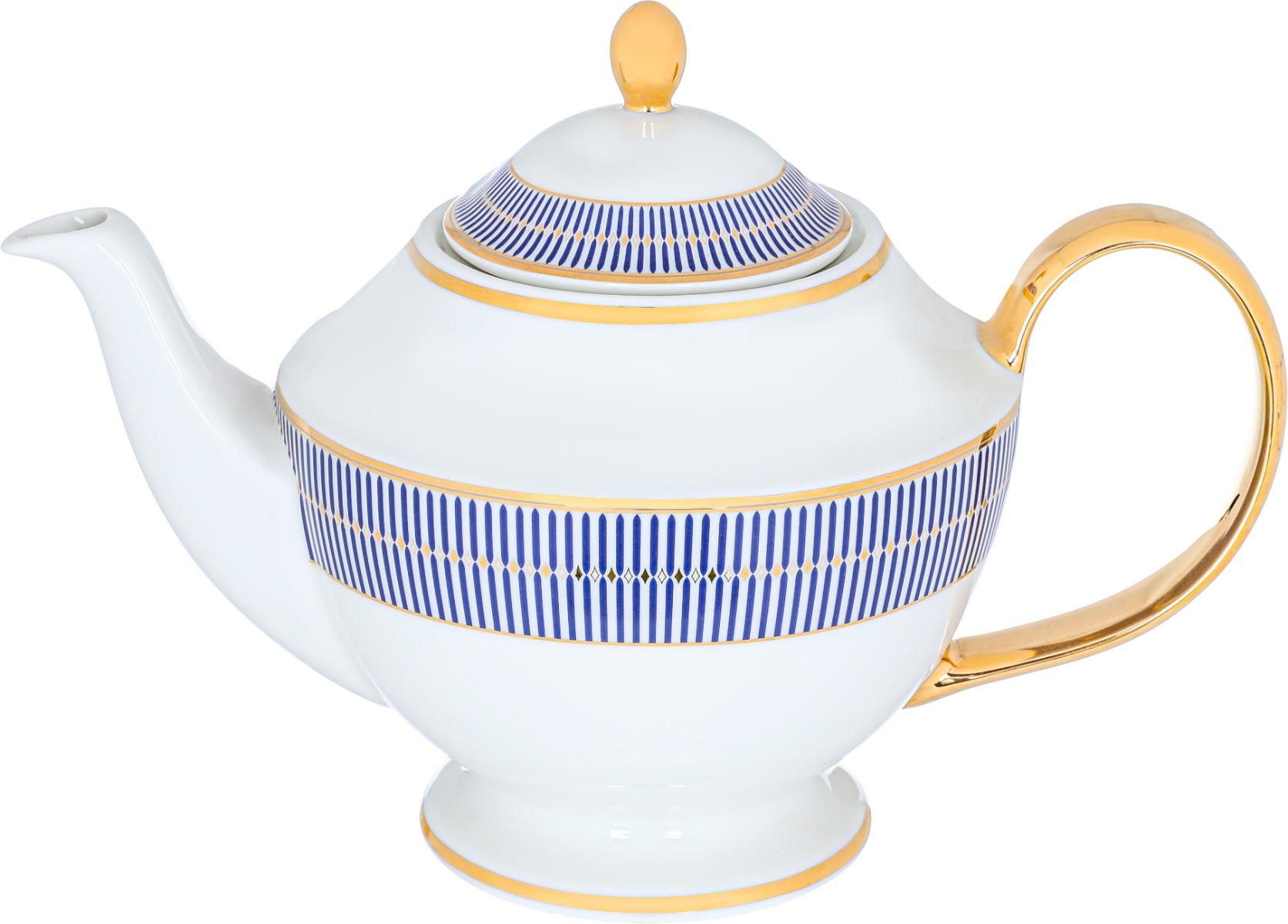 Al Saif Gallery porcelain dining set, 60 pieces - white and blue product image 6