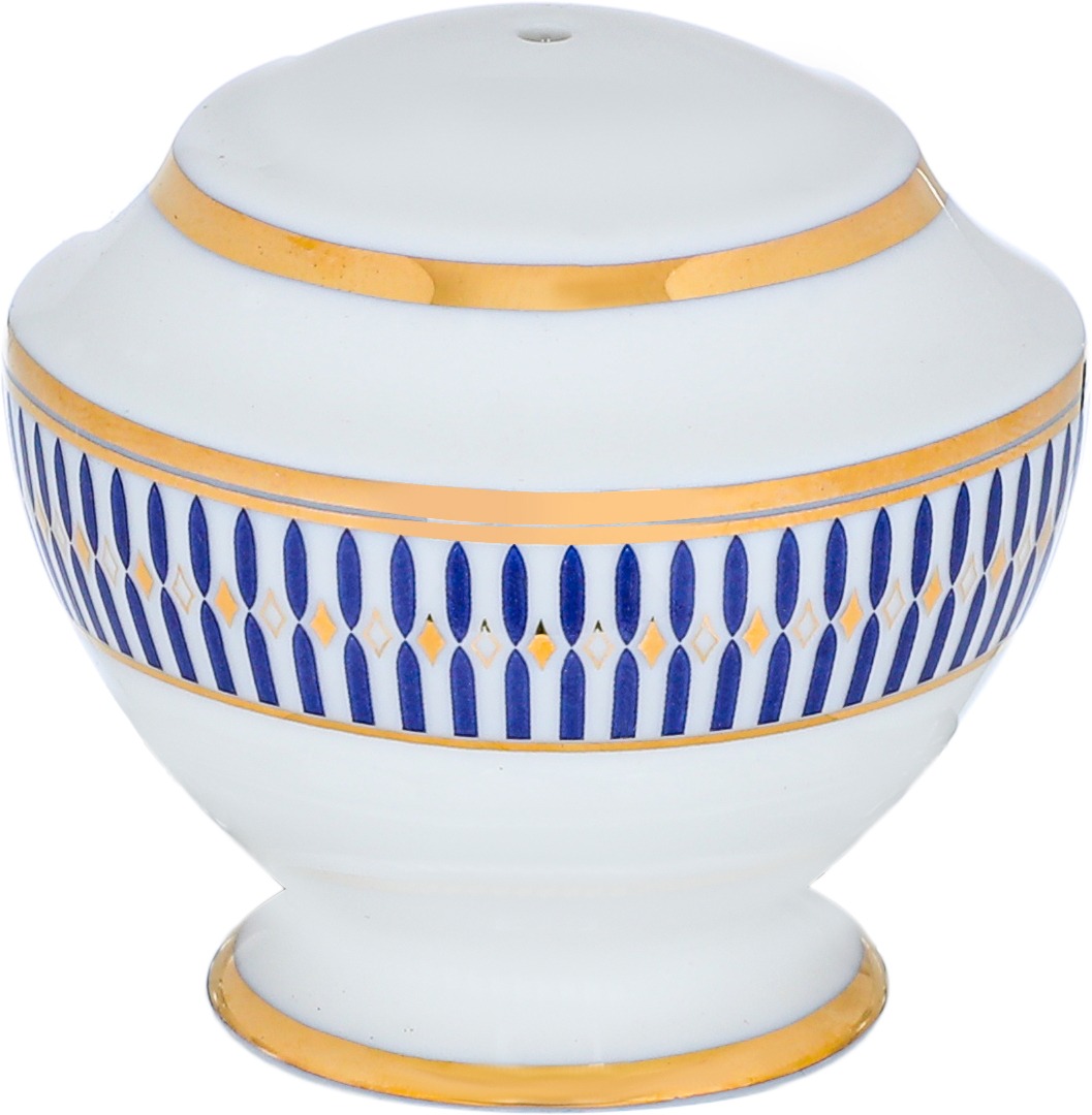 Al Saif Gallery porcelain dining set, 60 pieces - white and blue product image 5