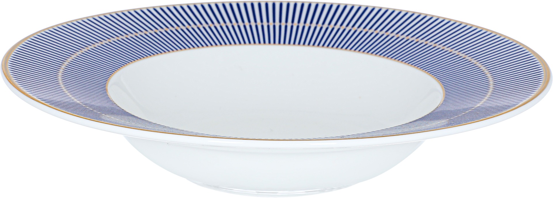 Al Saif Gallery porcelain dining set, 60 pieces - white and blue product image 10