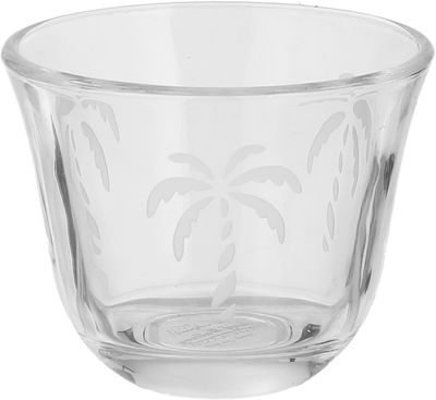Al Saif Gallery Glass Cups and Saucers Set, 18 Pieces, with Saucers - Clear product image 3