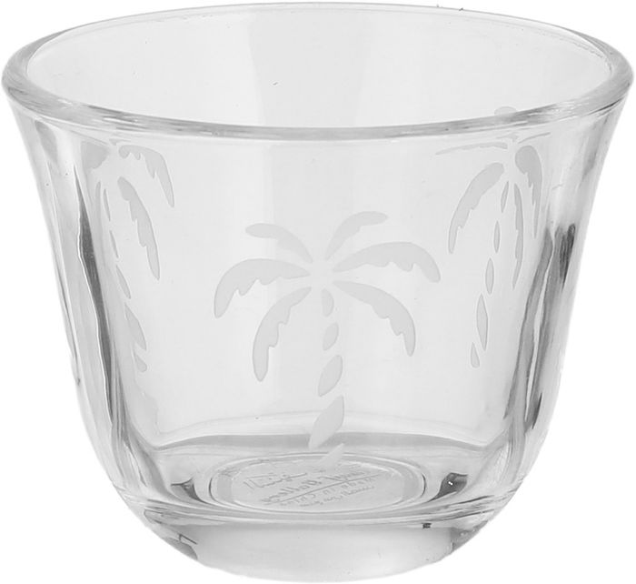 Al Saif Gallery Glass Cups and Saucers Set, 18 Pieces, with Saucers - Clear product image 3