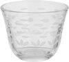 Al Saif Gallery Glass Cups and Saucers Set, 18 Pieces, with Stainless Steel Saucers - Clear Silver product image 3
