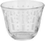 Al Saif Gallery Glass Cups and Saucers Set, 18 Pieces, with Saucers - Clear product image 2