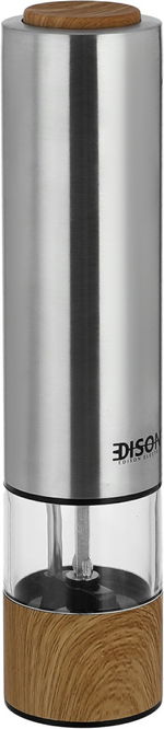 Edison MG705C/S Spice Grinder, 2.4W, 60ml, 2 Grind Settings - Wood Silver product image 2