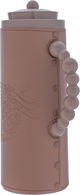 Al Saif Gallery Royal 7T thermos, 1 liter, leather covered, horse engraving, glass inner case, plastic outer case - Cappuccino product image 2