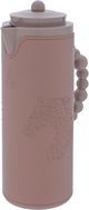Al Saif Gallery Royal 7T thermos, 1 liter, leather covered, horse engraving, glass inner case, plastic outer case - Cappuccino product image 3
