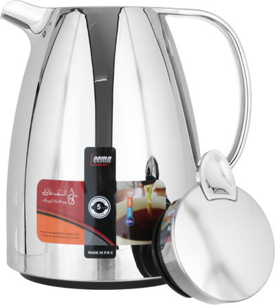 Al Saif Gallery Lima Thermos, 0.35 litres, compressor, thermal glass inner container, plastic outer shell - silver product image 4