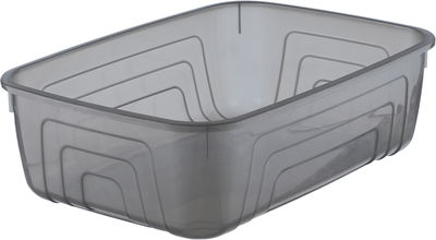 طقم حافظات تخزين طعام بلاستيك هيرفين، 5 قطع، مستطيل - رمادي غامق product image 4