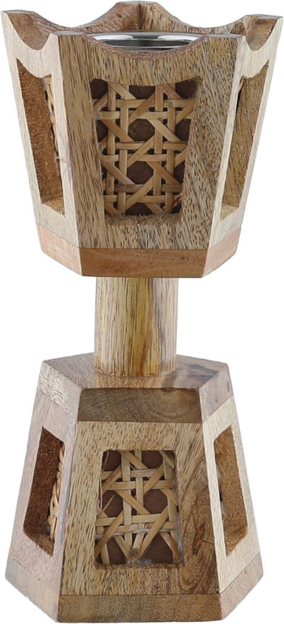 مبخرة خشب السيف غاليري، 9×9×17.5 سم - خشبي product image 1