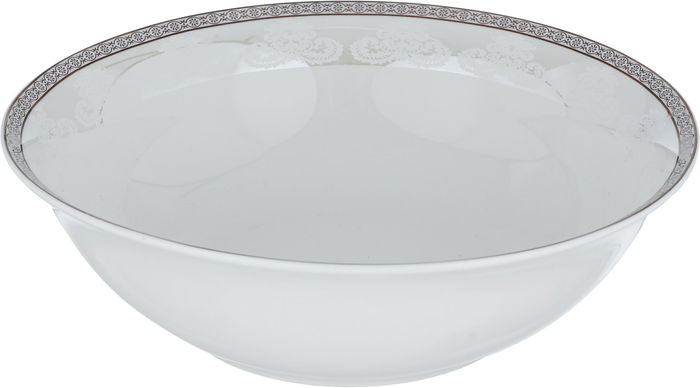 طقم تقديم سفرة بورسلان دانيا، 75 قطعة، منقوش - أبيض product image 3