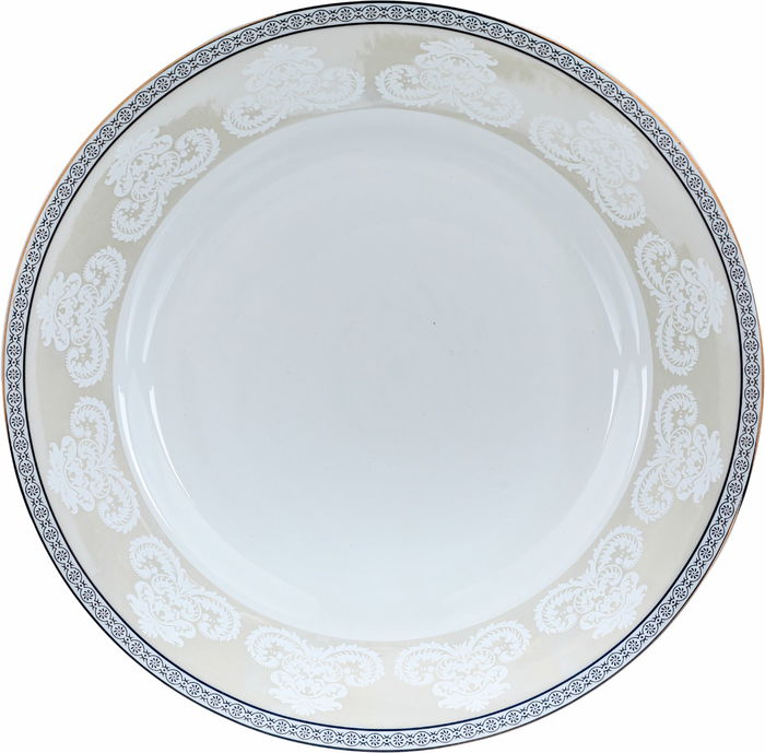 طقم تقديم سفرة بورسلان دانيا، 75 قطعة، منقوش - أبيض product image 8