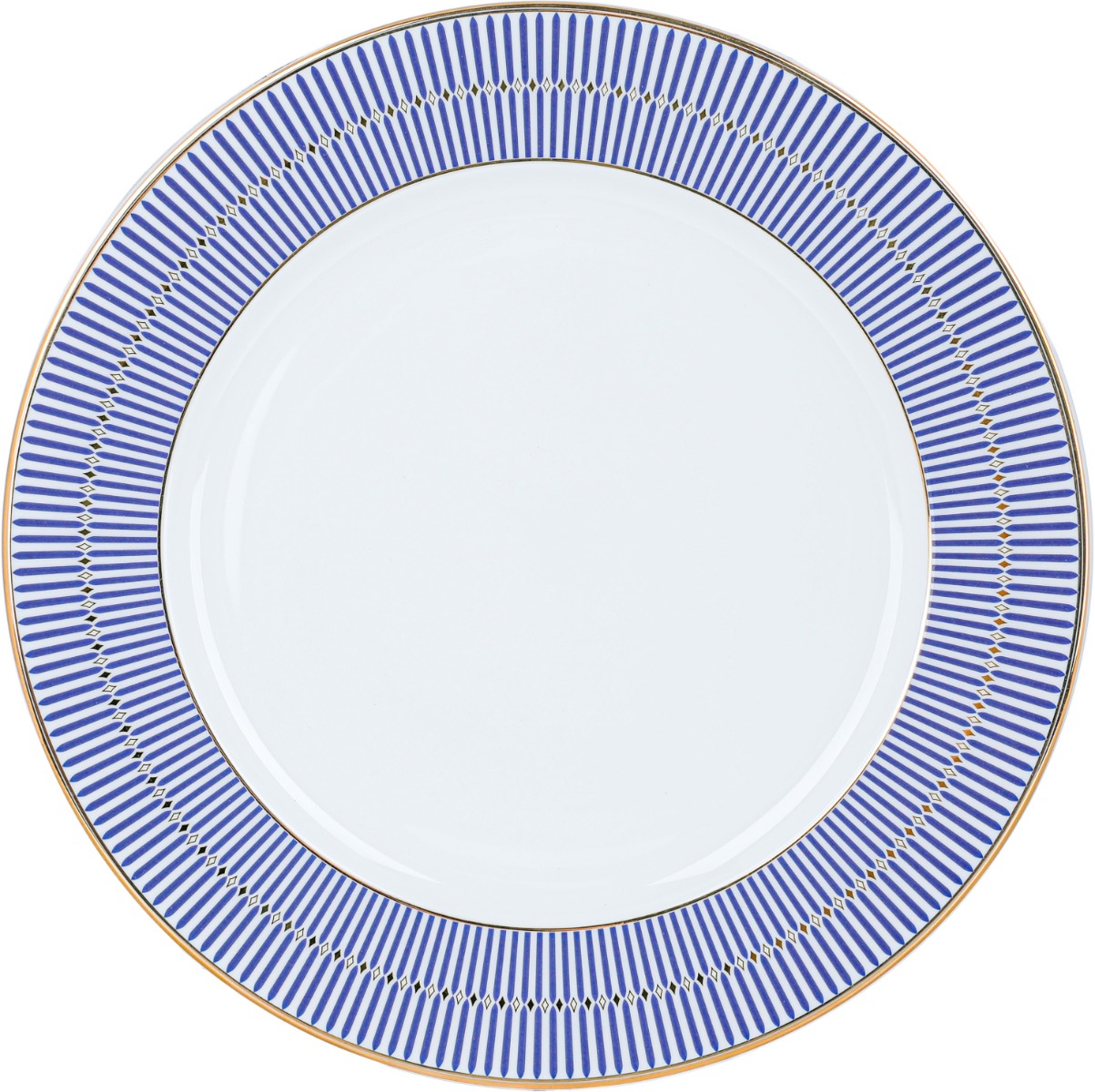Al Saif Gallery porcelain dining set, 60 pieces - white and blue product image 16