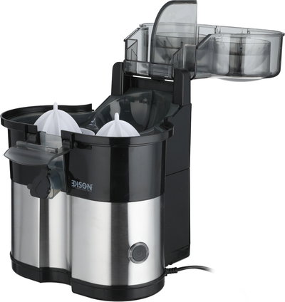 Edison FE003B-S Electric Double Citrus Juicer, 100W, 380ml, Single Speed - Black Silver product image 2