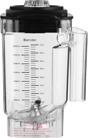 خلاط سماش إديسون، 1600 واط، 2 لتر، 6 وظائف، 6 شفرات، HS-606C - فضي product image 2