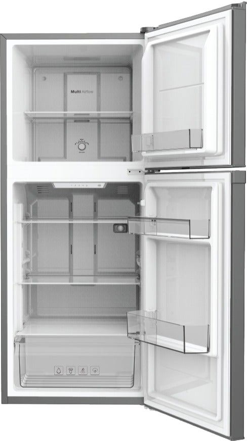 Haas HRTS219SINV Defrost Refrigerator, 219L, 7.7ft, Inverter, 2 Door - Grey product image 2