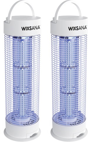 طقم صاعق حشرات برق ويكسانا، 2 حبة، 15 واط، اشعة فوق بنفسجية - ابيض product image