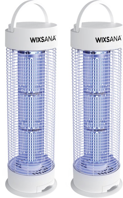 طقم صاعق حشرات برق ويكسانا، 2 حبة، 15 واط، اشعة فوق بنفسجية - ابيض product image 1