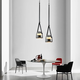 ثريا معلقة مودرن مشكاتي، 3000 كلفن ، LED، ألومنيوم زجاج- إسود product image 1