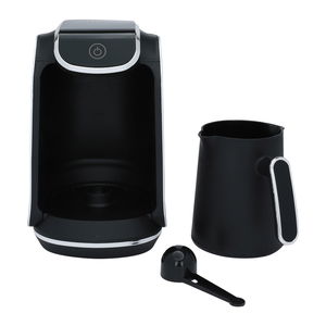 محضرة قهوة تركية إديسون،4 أكواب، 400 واط، BL-010 - أسود فضي product image 3