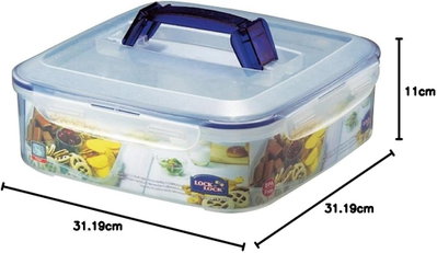 حافظة طعام بلاستيك لوك اند لوك، 6,5 لتر، غطاء - شفاف product image 3