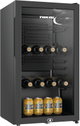 ثلاجة ميني بار نيكاي، 85 لتر، 3 قدم، باب شفاف، NSF120K - اسود product image 1