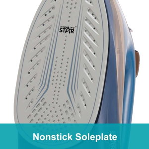 Winning Star ST-6100 Ceramic Steam Iron, 350ml, 2200W, Self-Cleaning - Blue product image 2