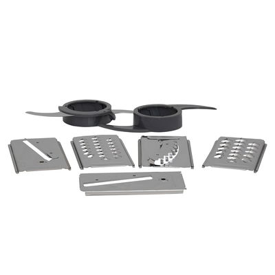 محضر طعام إديسون تيربو، 800 واط، 3.5 لتر، 10 سرعات، 3 برامج، YF-505 - اسود فضي product image 7