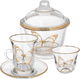 Al Saif Gallery Glass Serving Set, 50 Pieces - Clear product image 1