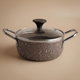 Al Saif Gallery Granite Cooking Pot, 12 cm - Black product image 1