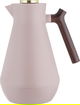 Everest Amada Al Saif Gallery thermos, 1.5 liters, thermal glass inner container, plastic outer shell, wooden handle - light brown product image 1