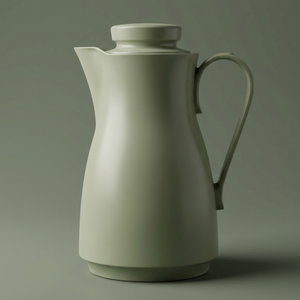 Rotpont thermos, 1 liter, glass inner container, plastic outer shell - light green product image