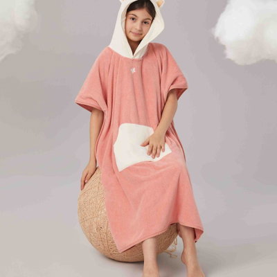 كابا لاطفال كورال فليس ريفي، 75×70 سم، مخيوط من الجانبين - سيمون product image 6