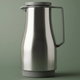Helios thermos, 1 liter, thermal glass inner container, plastic outer shell - silver gray product image 1