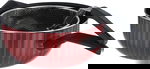 Saif Plus Teflon Frying Pan with Strainer, 22 cm, Glass Lid - Red product image 4
