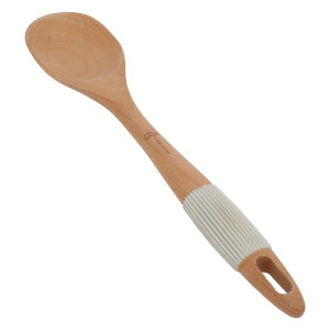 ملعقة خدمة خشب السيف غاليري، بيد سيلكون - بني product image 2