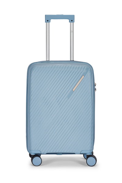 طقم شنط سفر بولي بروبيلين ليمرا، 3 مقاسات، 4 عجلات، بزاوية 360 درجة، LMA-PP517 - ازرق product image 2