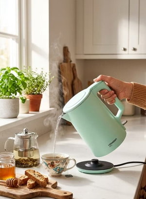 غلاية كهربائية تايفون، 2000 واط، 1.8 لتر، TY-01-009 G - اخضر product image 2