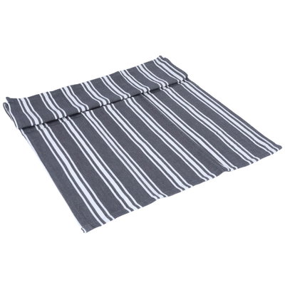 طقم منشفة فايبر السيف غاليري، 3 قطع - أبيض مع رمادي product image 3