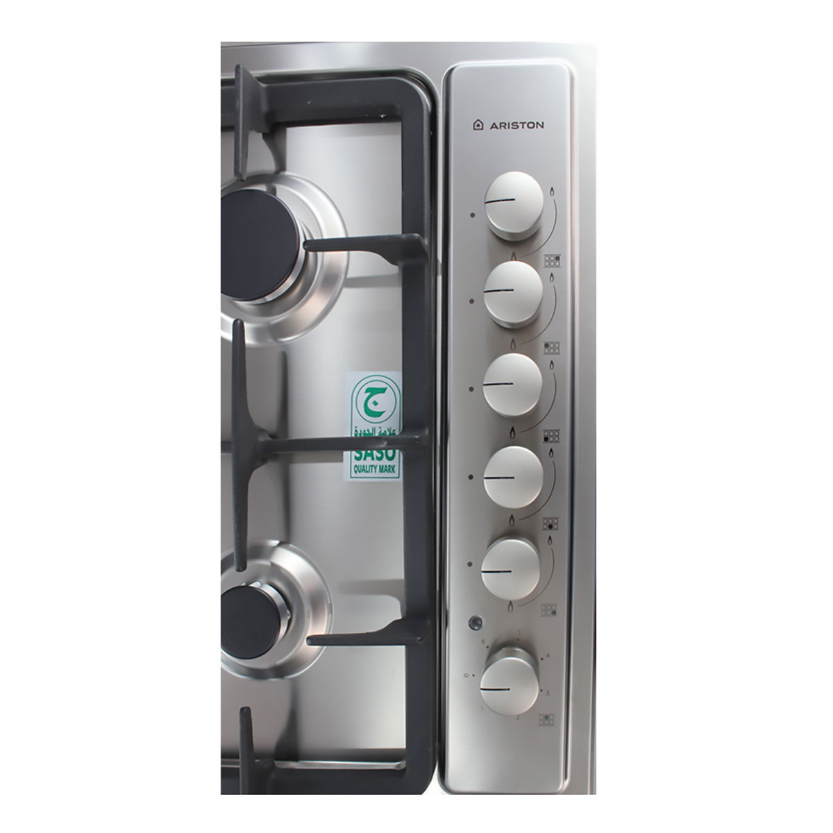 Ariston Am95E0Gmixsa Electric Stove, 5 Burners, 86 X 51 Cm - Silver product image 2