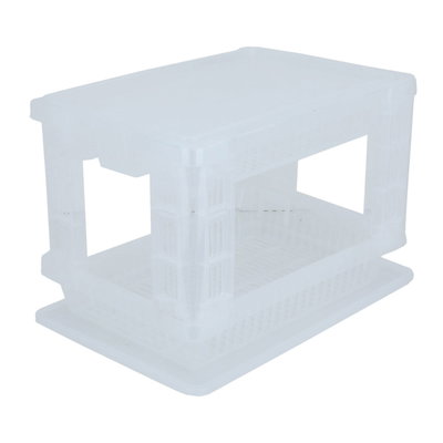 ستاند صحون 2 دور بلاستيك بروف، 42×39 سم - أبيض product image 3