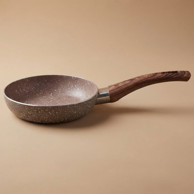 مقلاة جرانيت السيف غاليري، 12سم، بيد خشب - بني product image 1
