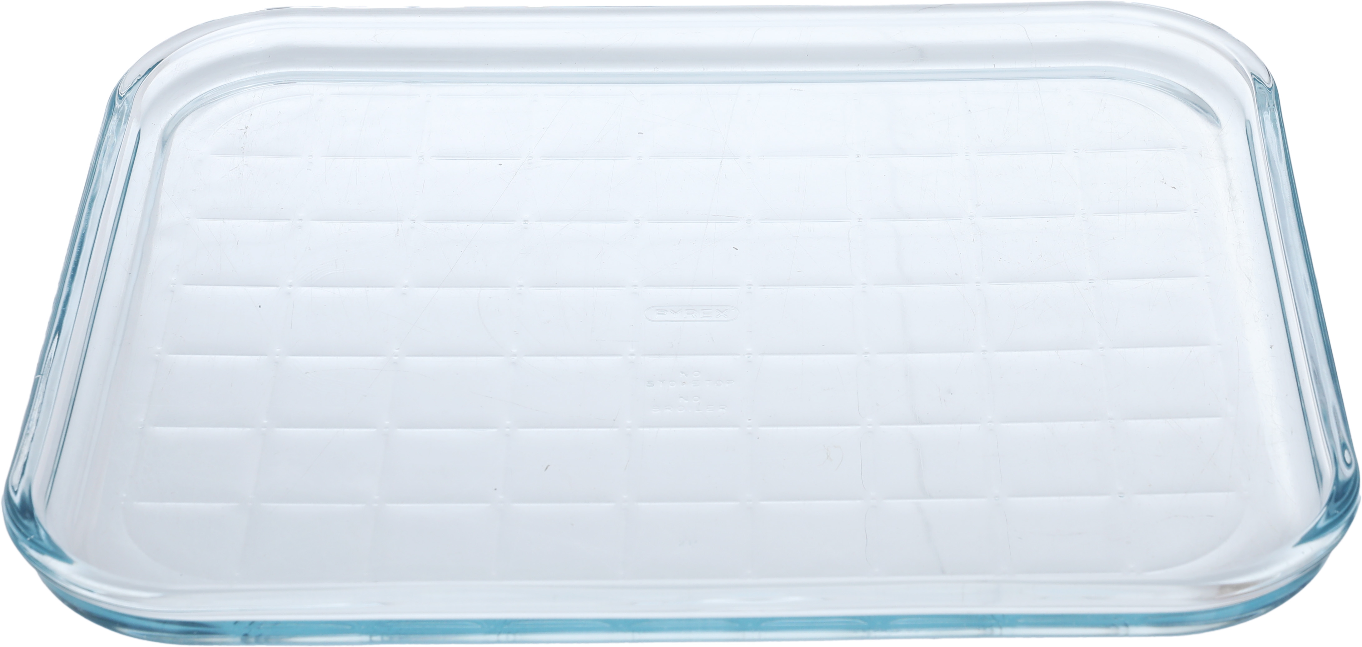 Pyrex Glass Oven Tray, 32 x 26 x 2 cm, Flat Rectangular - Clear product image 1