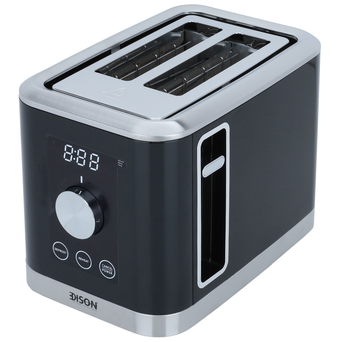 سخان توست ديجيتال إديسون، 800 واط، 2 شرائح، TA1075-GS/BK - أسود product image