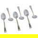 Al Saif Gallery steel spoon set, 6 pieces, engraved - gold silver product image 2