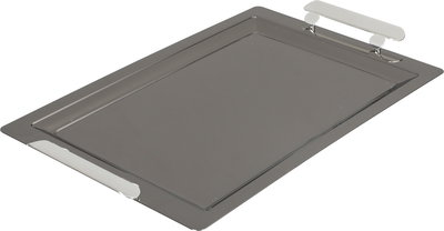 طقم طوفريات ستانلس استيل السيف غاليري، 3 قطع، مستطيل، يد فضي- أسود لامع product image 2