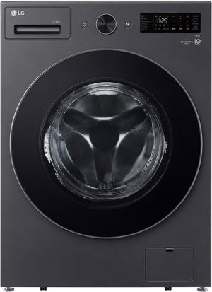 LG WSN1308BST Front Load Washer Dryer, 13 kg wash / 8 kg dry, 100% drying, AI DD, TurboWash 360, Wi-Fi - Stainless Steel product image
