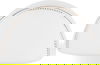 Alsaif Gallery Porcelain Dinner Set, 166 Pieces, Gold-White Rim product image 11