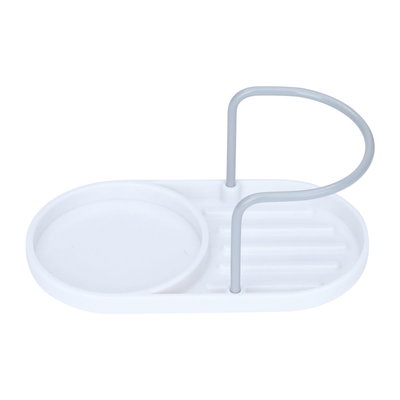 علبة صابون ضغط بلاستيك السيف غاليري، باستاند - أبيض product image 4