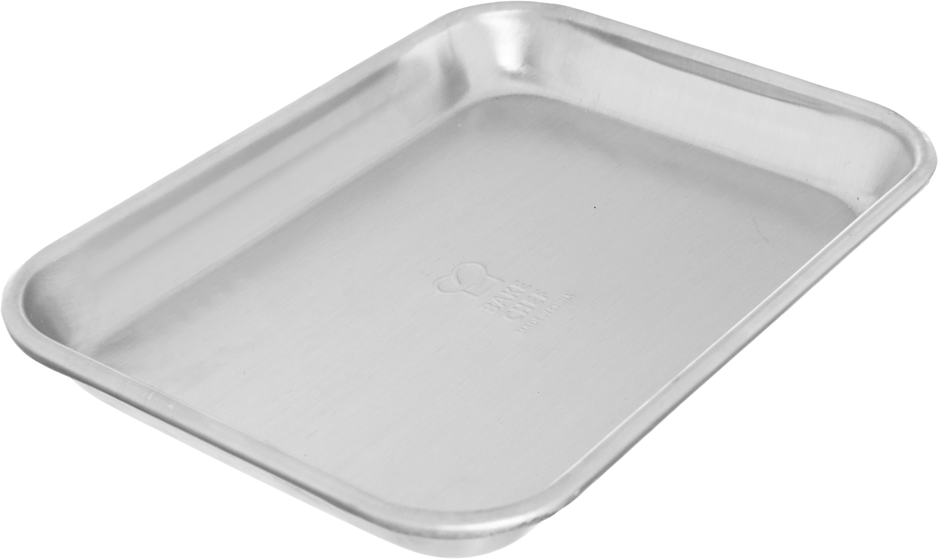 Al Saif Gallery Aluminum Burger Tray, 27 x 19.4 x 2.6 cm, rectangle, 2 pieces - silver product image 2